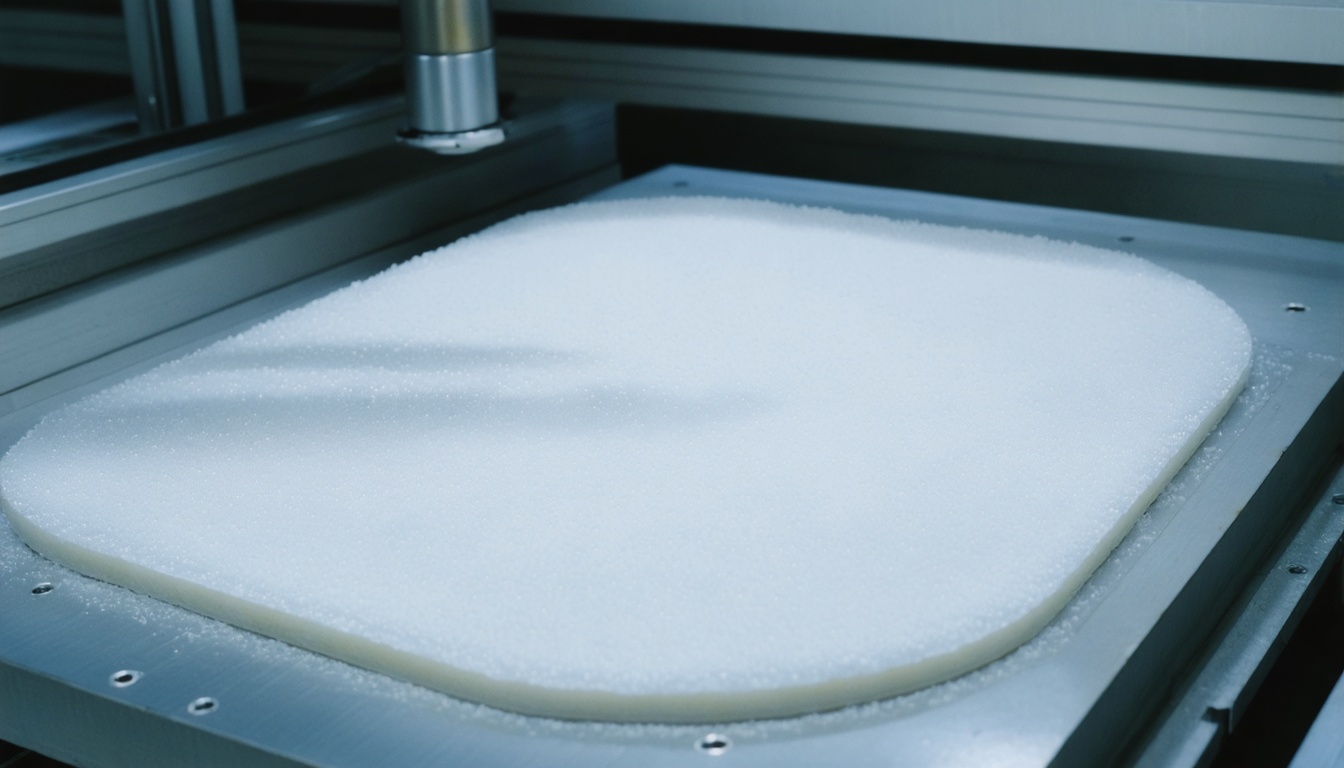 CMP polishing pad closeup