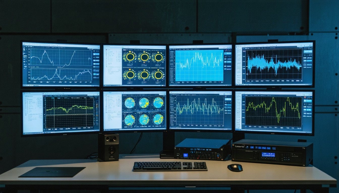 Fab engineer at workstation